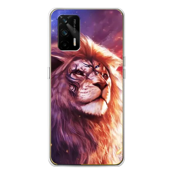 Чохол з принтом «Красочний Лев» для Realme GT 5G