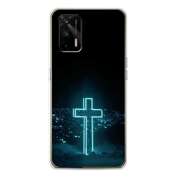 Чохол з принтом «Хрест і місто» для Realme GT 5G