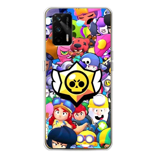 Чохол з принтом «Лого Brawl Stars» для Realme GT 5G Чохол з принтом «Лого Brawl Stars» для Realme GT 5G