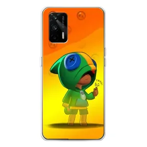 Чехол для Realme GT 5G Бравл Старс (VPrint) (Хлопчик Леон)