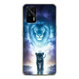 Чохол з картинкою ЛЕВ для Realme GT 5G (VPrint) (Маленький лев)