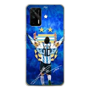 Чехлы Месси для Realme GT 5G (AlphaPrint) (Месси Аргентина)