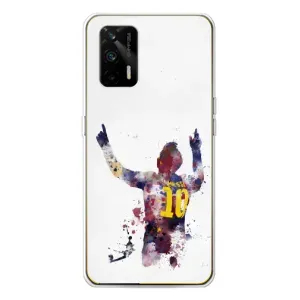 Чехлы Месси для Realme GT 5G (AlphaPrint) (Messi Barca)