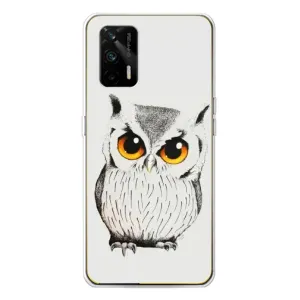 Чохол з пташками на Realme GT 5G (VPrint) (Мила Сова)