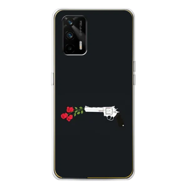 Чехол с принтом «Неожиданные цветы» для Realme GT 5G