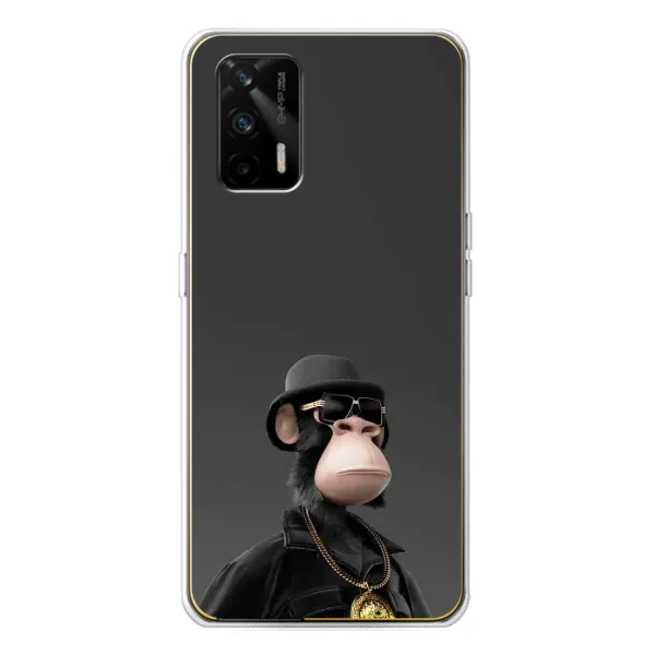 Чехол с принтом «Обезьяна NFT» для Realme GT 5G Чехол с принтом «Обезьяна NFT» для Realme GT 5G