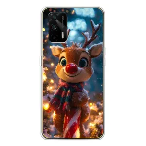 Чохол з принтом «Олень з шарфом» для Realme GT 5G
