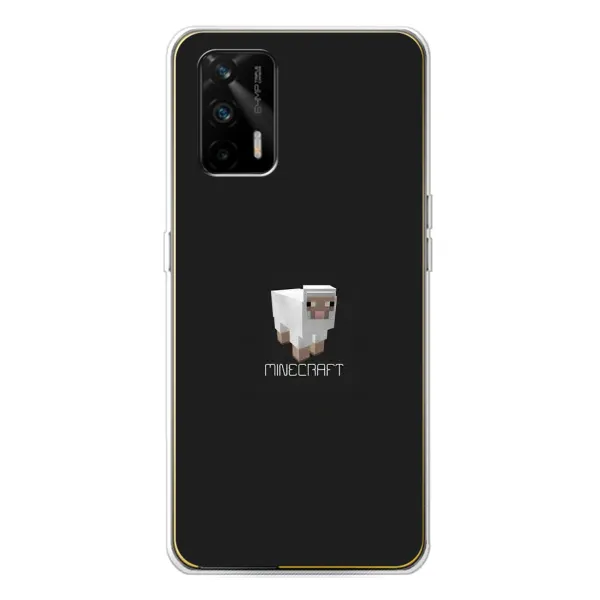 Чохол з принтом «Овечка Майнкрафт» для Realme GT 5G