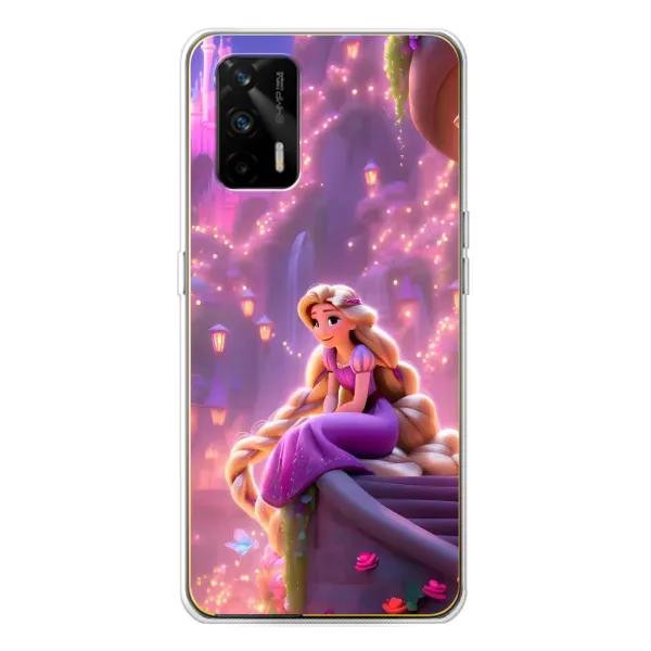 Чохол з принтом «Рапунцель у замку» для Realme GT 5G Чохол з принтом «Рапунцель у замку» для Realme GT 5G