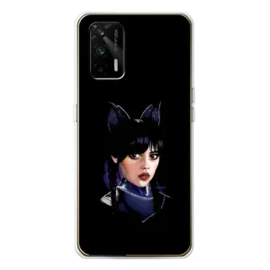Чохли Венсдей на Realme GT 5G Уенсдей (AlphaPrint) (серйозна Венздей)
