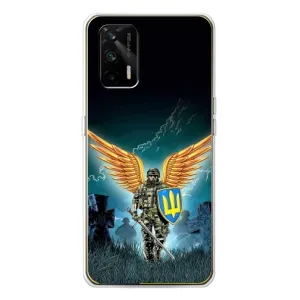 Чехлы с картинкой ЗСУ для Realme GT 5G (AlphaPrint) (Солдат ЗСУ)