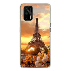 Чохол Ейфелева Вежа Realme GT 5G - (AlphaPrint) (Сонячня вежа)