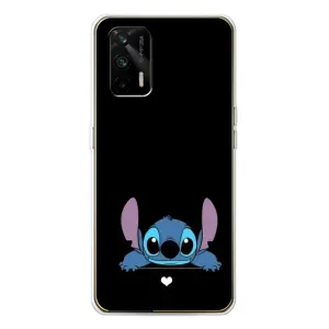 Чохол з принтом «Стіч на чорному» для Realme GT 5G