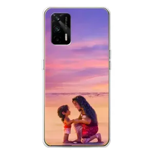 Чехол с мультфильмом Моана Realme GT 5G (Маленькая Ваяна)