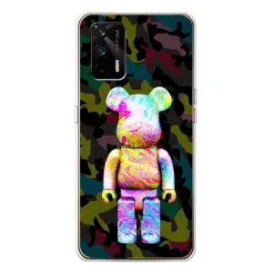 Чохли для Realme GT 5G - Bearbrick Louis Vuitton (PREMIUMPrint) (Яскравий Bearbrick)