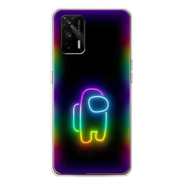Чехол с принтом «Яркий скин» для Realme GT 5G