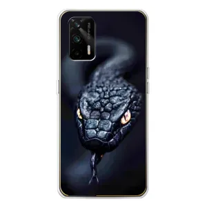Чохол з картинкою 'Хижаки' для Realme GT 5G (Чорна змія)