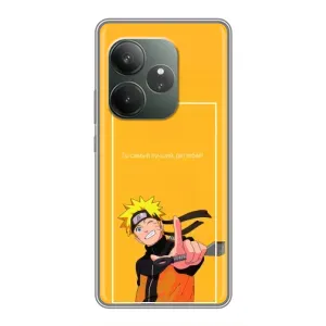 Анимешный чехол для Realme GT 6 (Аниме Наруто)