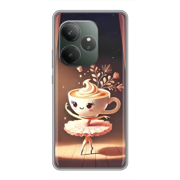 Чехол с принтом «Балерина капучина» для Realme GT 6