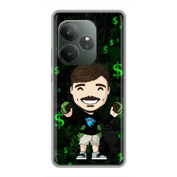 Чохол з принтом «Блогер Beast» для Realme GT 6