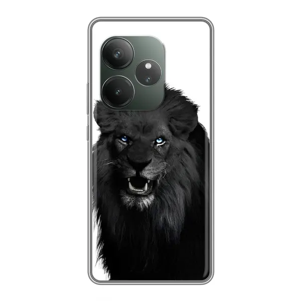 Чехол с принтом «Черный ЛЕВ» для Realme GT 6