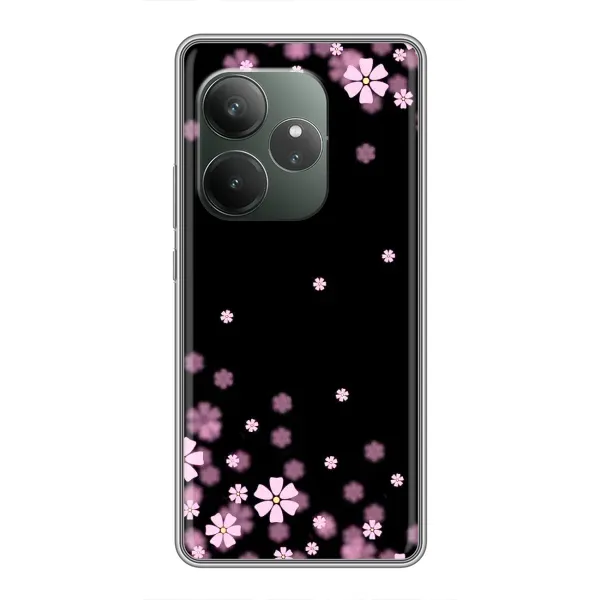 Чохол з принтом «Квіти маленькі» для Realme GT 6 Чохол з принтом «Квіти маленькі» для Realme GT 6
