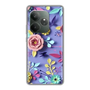 Чохли з квітами для Realme GT 6 (VPrint) (Дизайн квітів)