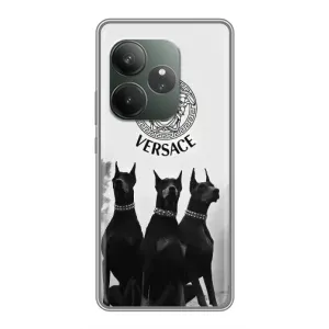 Чехлы VERSACE для Реалми ДжиТи 6 (PREMIUMPrint) (Доберман Версаче)