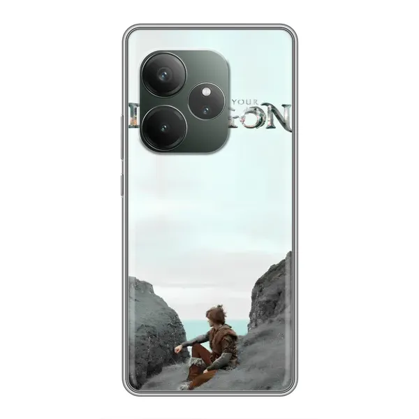 Чехол с принтом «Дракон лого» для Realme GT 6