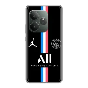 Чехлы PSG для Realme GT 6 (AlphaPrint) (футболка ПСЖ)