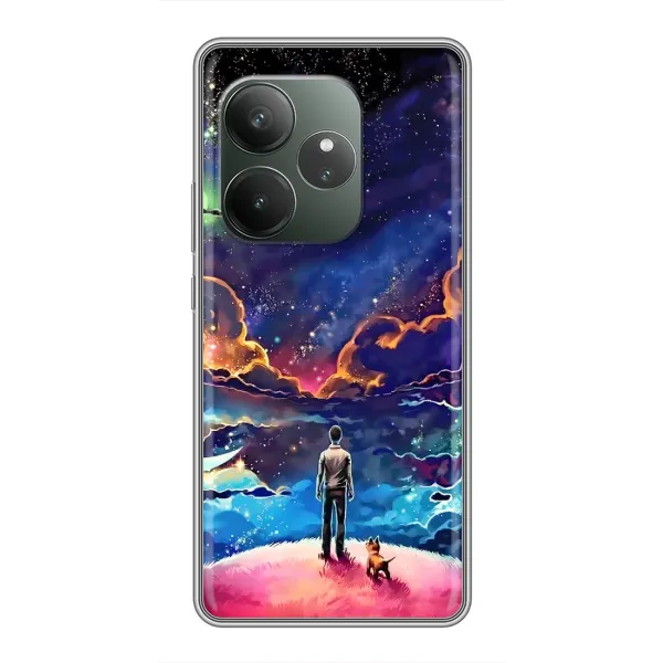 Чехол с принтом «Галактический вид» для Realme GT 6