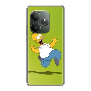 Чjхол з Сімпсонами для Realme GT 6 (VPrint) (Гомер Сімпсон)