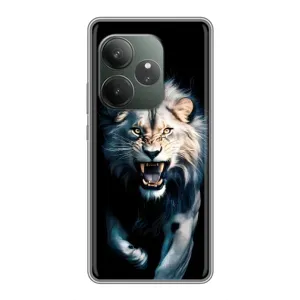 Чехол с принтом «Лев в темноте» для Realme GT 6
