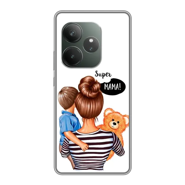 Чехол с принтом «Мама с сыном» для Realme GT 6