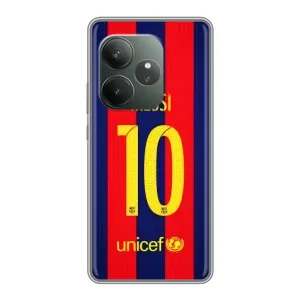 Чехлы Месси для Realme GT 6 (AlphaPrint) (Messi Barca 10)