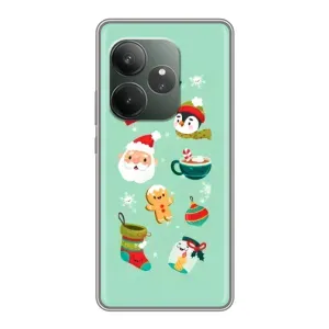 Новогодние Чехлы для Реалми ДжиТи 6 (VPrint) (Настроение НГ)