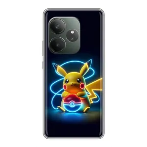 Чехол с Пикачу на Realme GT 6 (Покемон)