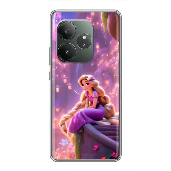 Чехол с принтом «Рапунцель в замке» для Realme GT 6