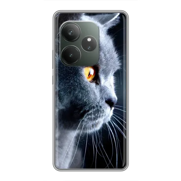 Чехол с принтом «Серый Кот» для Realme GT 6