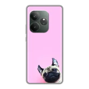 Чехлы с собаками для Realme GT 6 (VPrint) (Смешная собака)