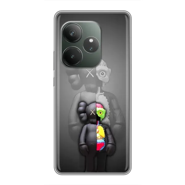 Чехол с принтом «Тело Bearbrick» для Realme GT 6