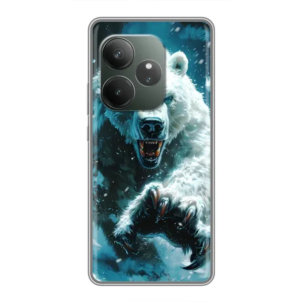 Чехол с принтом «Полярный медведь» для Realme GT 6