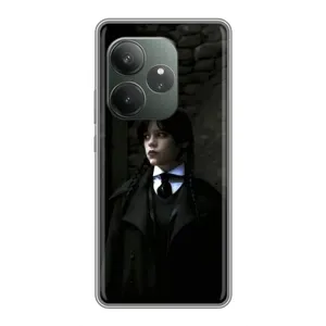 Чехол с принтом «Темный стиль Уэнздей» для Realme GT 6