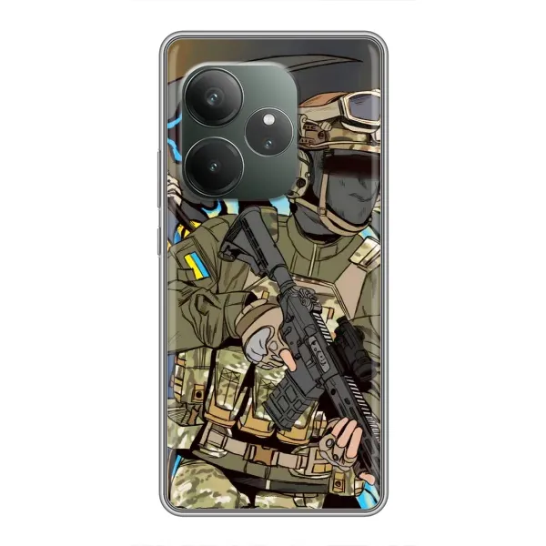 Чехол с принтом «Воин ВСУ» для Realme GT 6