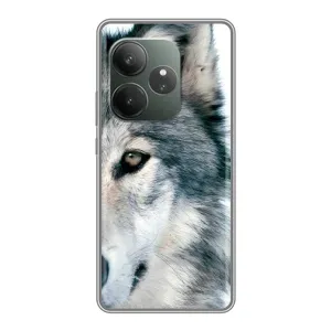 Чехлы с картинками животных Realme GT 6 (Волк)