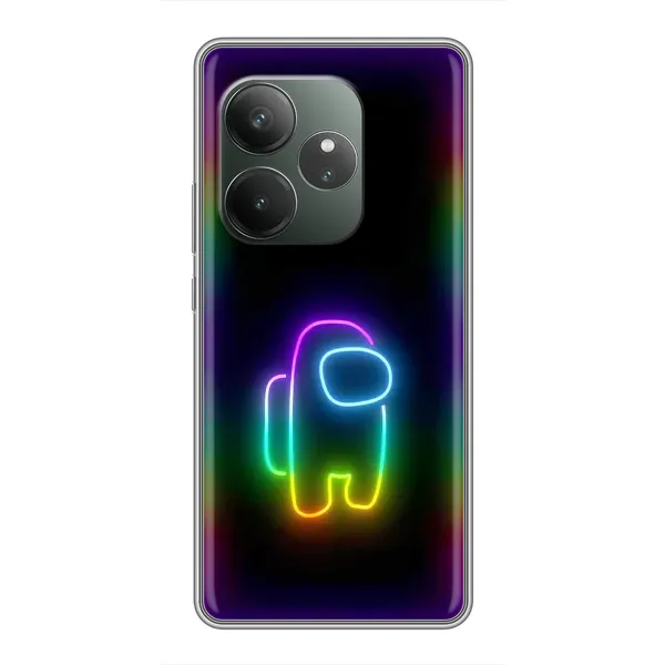 Чехол с принтом «Яркий скин» для Realme GT 6