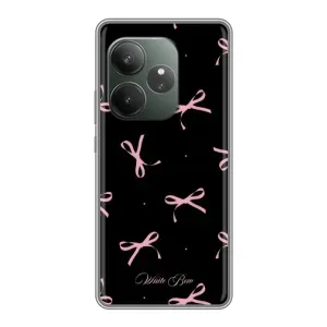 Чехол с принтом «Банты на черном» для Realme GT 6T