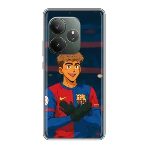 Чехол с футболистом Ламин Ямаль Realme GT 6T (Футболист Ямаль)