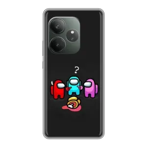 Чехол Амонг Ас для Realme GT 6T (AlphaPrint)