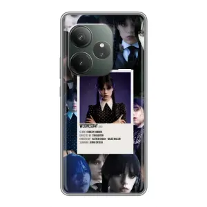 Чохли Венсдей на Realme GT 6T Уенсдей (AlphaPrint) (колаж Венздей)
